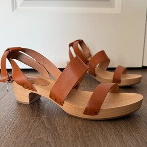 Madewell Leather Clog Sandal: Size 8